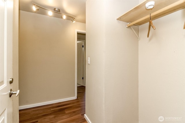7308 N Skyview Ln Unit I-304, Tacoma, WA 98406 - walk in closet with wood finished floors