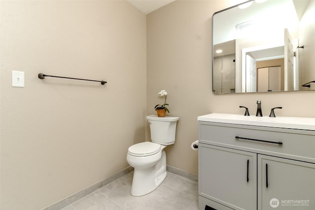 7308 N Skyview Ln Unit I-304, Tacoma, WA 98406 - bathroom with vanity and tile patterned floors