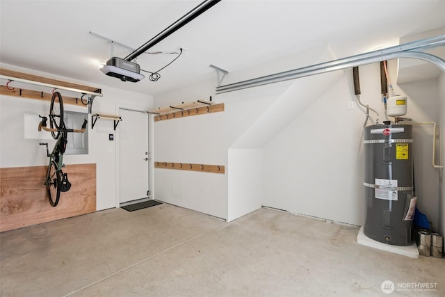 4303 Dayton Ave N Unit E, Seattle, WA 98103 - garage featuring strapped water heater and a garage door opener