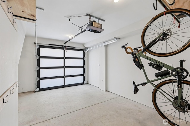 4303 Dayton Ave N Unit E, Seattle, WA 98103 - garage featuring a garage door opener