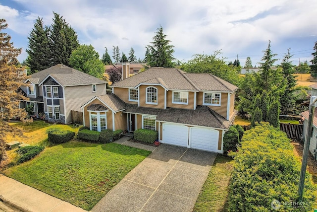 34427 10th Ave SW, Federal Way, WA 98023 - traditional-style house featuring a garage and concrete driveway
