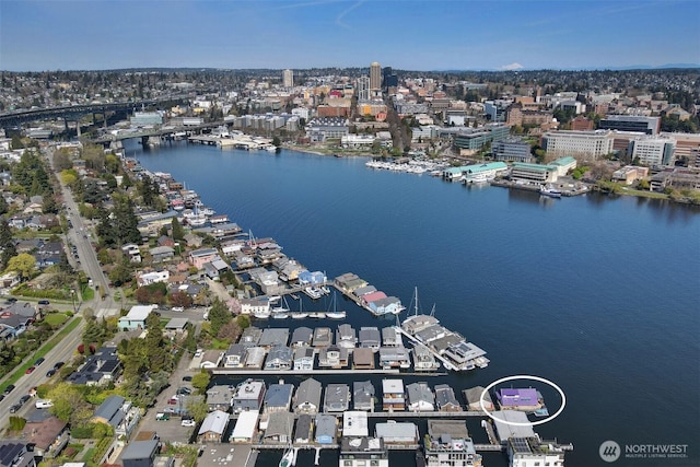 2822 Boyer Ave E Unit 11, Seattle, WA 98102 - aerial view of property and surrounding area with a nearby body of water