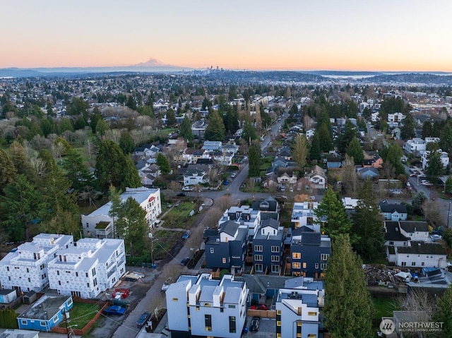 9021A 13th Ave NW, Seattle, WA 98117 - aerial view at dusk
