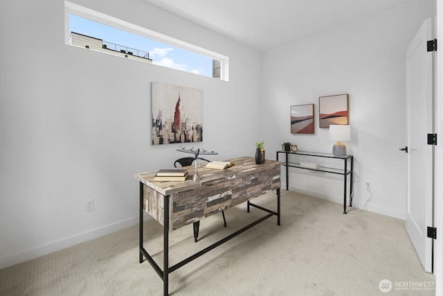 9021A 13th Ave NW, Seattle, WA 98117 - home office with carpet flooring and baseboards