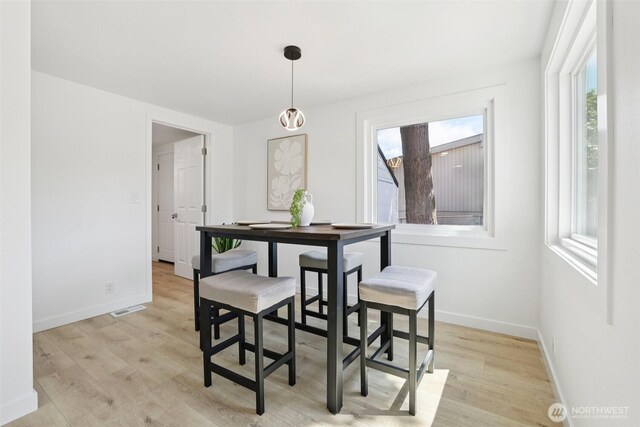 12448 Occidental Ave S, Seattle, WA 98168 - dining room featuring light wood finished floors and healthy amount of natural light