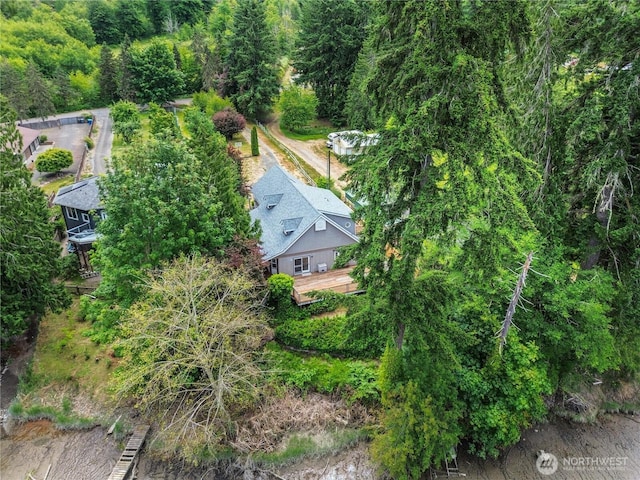 19517 Whiteman Cove Rd SW, Longbranch, WA 98351 - view from above of property