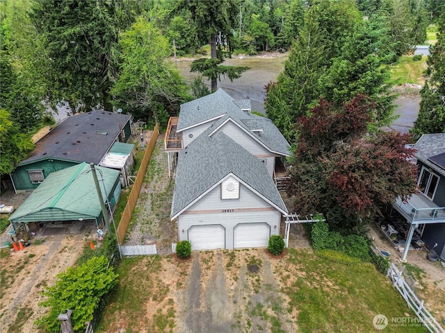19517 Whiteman Cove Rd SW, Longbranch, WA 98351 - aerial view of property and surrounding area