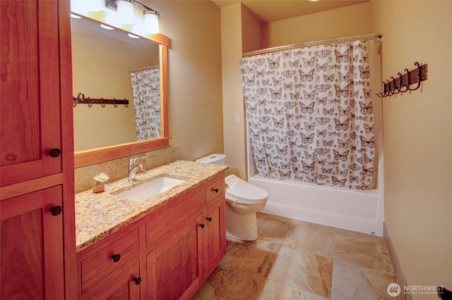512 May St, Twisp, WA 98856 - full bathroom with vanity and shower / bath combination with curtain
