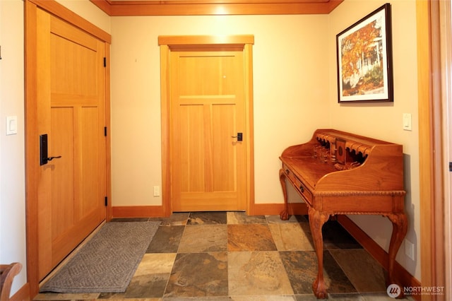 512 May St, Twisp, WA 98856 - entryway with baseboards and stone finish flooring