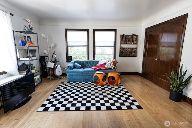 801 Martin Luther King Jr Way, Tacoma, WA 98405 - living room featuring light wood finished floors and baseboards