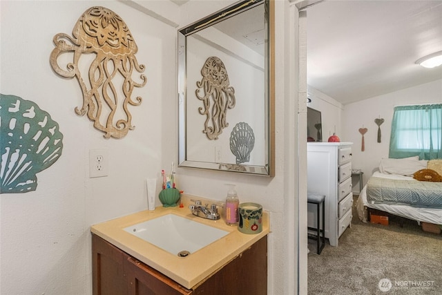 904 Cashmere St, Wenatchee, WA 98801 - ensuite bathroom with vaulted ceiling and vanity