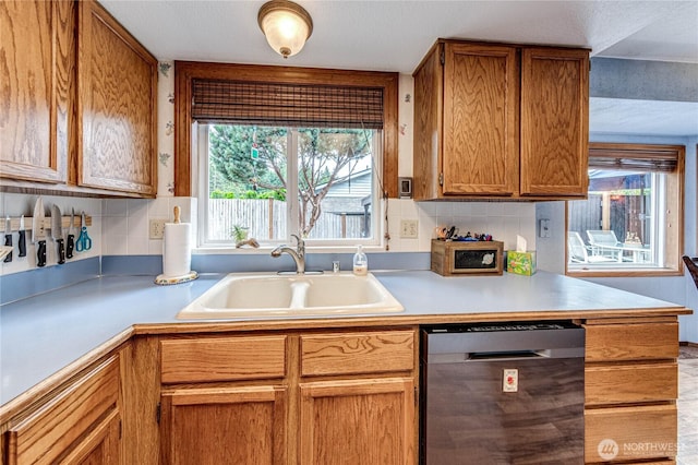 1722 172nd St SE, Bothell, WA 98012 - kitchen with dishwasher, light countertops, and tasteful backsplash