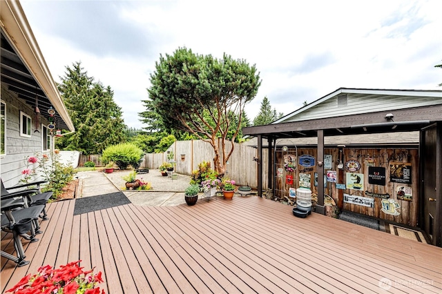 1722 172nd St SE, Bothell, WA 98012 - deck with a fenced backyard