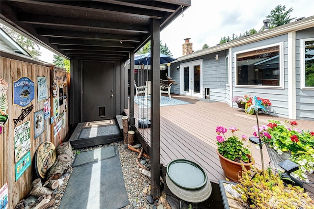 1722 172nd St SE, Bothell, WA 98012 - deck featuring french doors