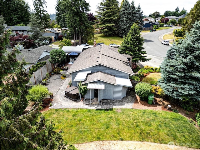 1722 172nd St SE, Bothell, WA 98012 - aerial view of property and surrounding area