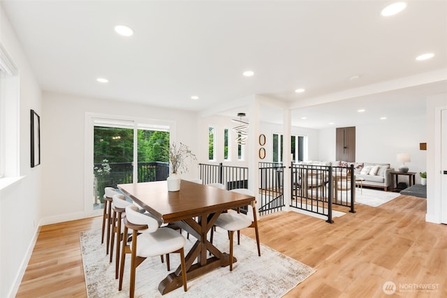 331 137th St SW, Everett, WA 98208 - dining room with light wood finished floors and recessed lighting