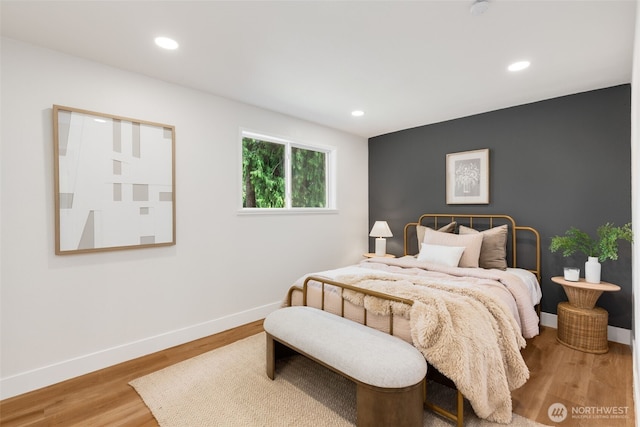 331 137th St SW, Everett, WA 98208 - bedroom with wood finished floors and recessed lighting