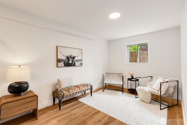 331 137th St SW, Everett, WA 98208 - sitting room featuring baseboards and wood finished floors