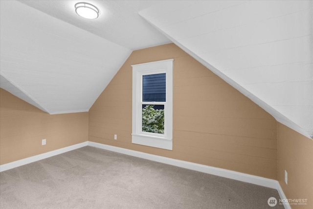 3443 21st Ave W, Seattle, WA 98199 - additional living space featuring vaulted ceiling and carpet floors