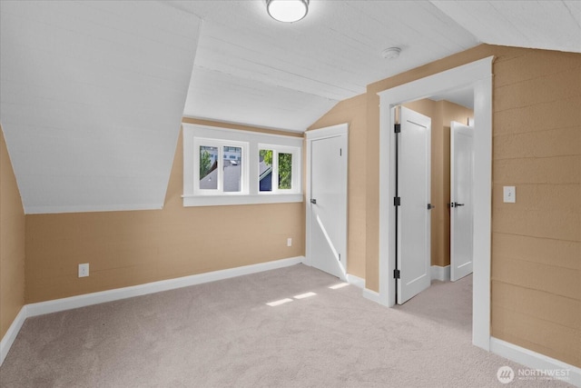 3443 21st Ave W, Seattle, WA 98199 - additional living space with vaulted ceiling and carpet