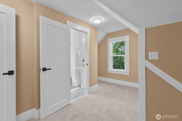 3443 21st Ave W, Seattle, WA 98199 - corridor featuring carpet and baseboards