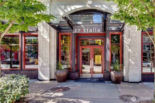 2033 2nd Ave Unit 1608, Seattle, WA 98121 - doorway to property featuring french doors
