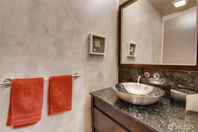 2033 2nd Ave Unit 1608, Seattle, WA 98121 - bathroom with vanity and backsplash