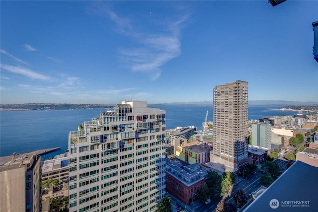 2033 2nd Ave Unit 1608, Seattle, WA 98121 - water view with nearby urban area