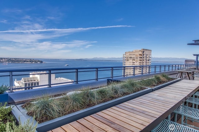 2033 2nd Ave Unit 1608, Seattle, WA 98121 - balcony featuring a water view