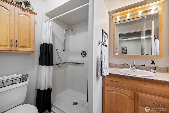 856 Island Blvd, Fox Island, WA 98333 - full bath with a stall shower and vanity