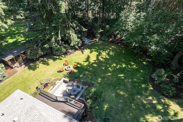 856 Island Blvd, Fox Island, WA 98333 - view of grassy yard