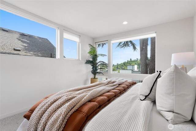 115 27th Ave E Unit D, Seattle, WA 98112 - carpeted bedroom with recessed lighting