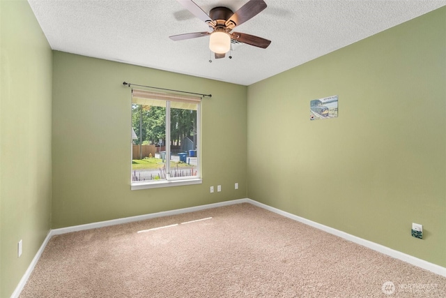 19436 SE 266th St, Covington, WA 98042 - carpeted spare room with ceiling fan and a textured ceiling