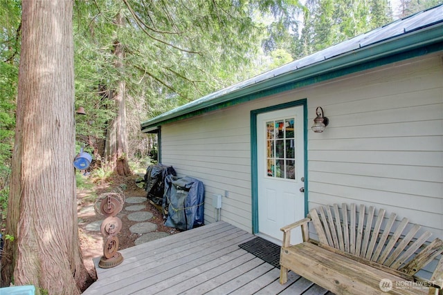 22972 Osborne Dr, Mount Vernon, WA 98274 - view of wooden terrace