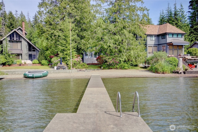22972 Osborne Dr, Mount Vernon, WA 98274 - dock with a water view