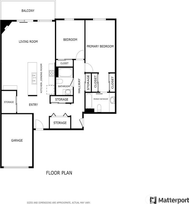 901 E Marine View Dr Unit 206, Everett, WA 98201 - view of room layout