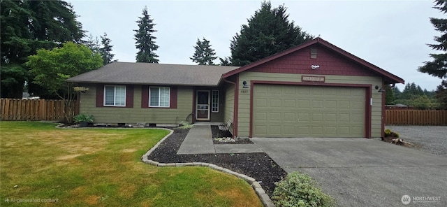 5903 187th Ave SW, Rochester, WA 98579 - ranch-style home with an attached garage and driveway