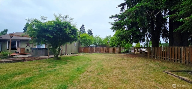 5903 187th Ave SW, Rochester, WA 98579 - fenced backyard with a hot tub