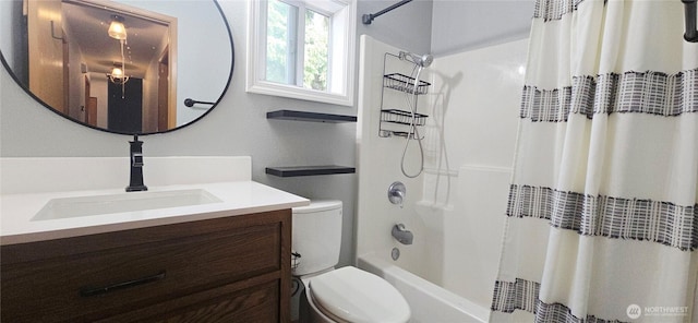 5903 187th Ave SW, Rochester, WA 98579 - full bath featuring vanity and shower / tub combo with curtain