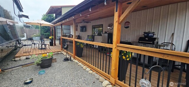 5903 187th Ave SW, Rochester, WA 98579 - view of wooden deck