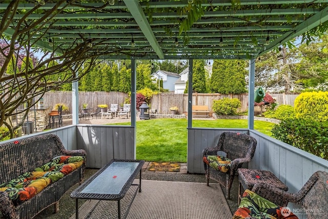 1606 94th Ave NE, Lake Stevens, WA 98258 - sunroom / solarium with outdoor lounge area