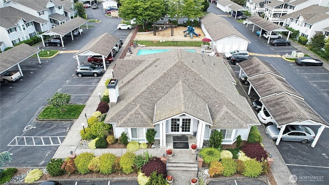 23301 Cedar Way Unit U102, Mountlake Terrace, WA 98043 - aerial view of property and surrounding area