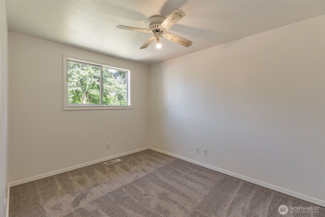 12124 SE 161st St, Renton, WA 98058 - empty room with a ceiling fan and carpet flooring
