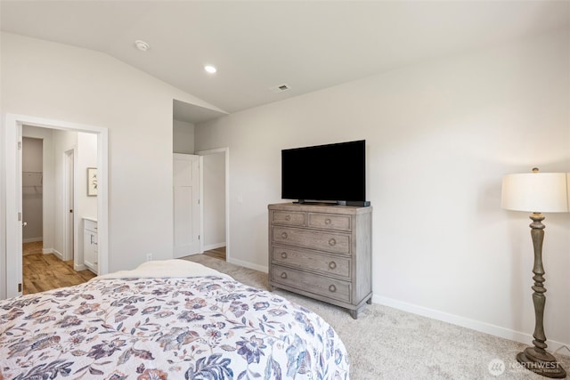 18231 132nd Ave E, Puyallup, WA 98374 - bedroom with lofted ceiling and recessed lighting