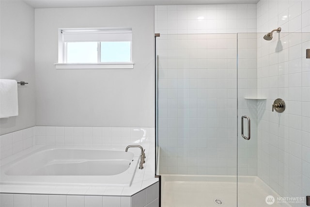 18231 132nd Ave E, Puyallup, WA 98374 - bathroom featuring a bath and a shower stall