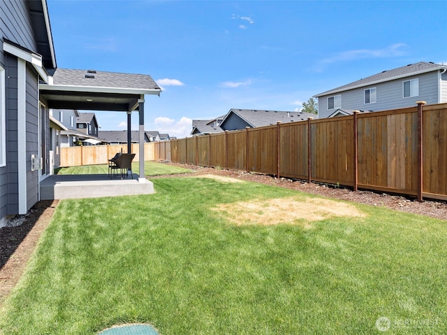 18231 132nd Ave E, Puyallup, WA 98374 - fenced backyard featuring a patio area