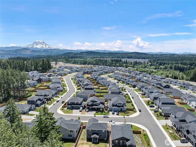 18231 132nd Ave E, Puyallup, WA 98374 - aerial view of residential area with a mountainous background