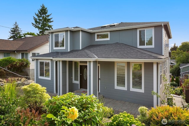 8441 8th Ave SW, Seattle, WA 98106 - view of front of property with covered porch and roof with shingles