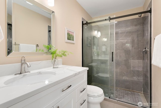 8441 8th Ave SW, Seattle, WA 98106 - full bath featuring vanity and a stall shower