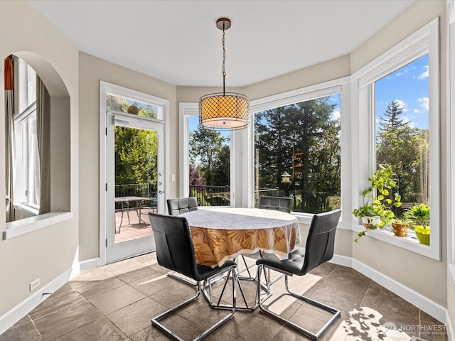 2135 204th Pl NE, Sammamish, WA 98074 - sunroom / solarium with arched walkways and tile patterned flooring